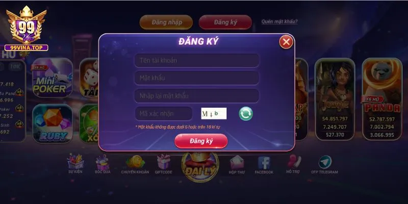 đăng ký 99vina Điều kiện để vào đăng ký 99vina thành công